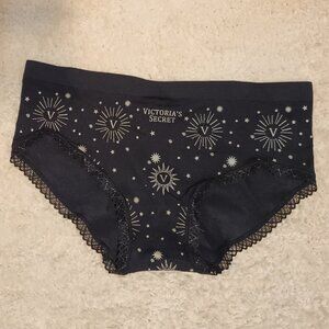 Victoria’s Secret Sun & Stars Celestial Seamless Rib Lace-Trim Hiphugger Panty